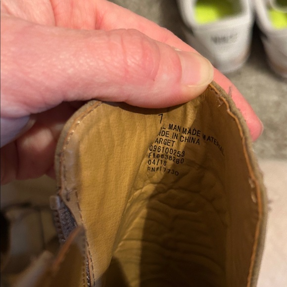 Target Brown Cutout Ankle Booties - Picture 2 of 5